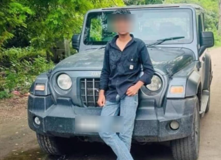 आरोपी स्टूडेंट की फाइल फोटो। ये भी सेवंथ डे स्कूल में 10वीं क्लास में पढ़ता है।