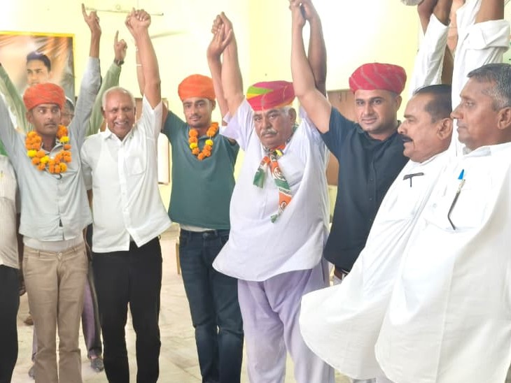 Congress's Purkharam Bhanwaria won the Zila Parishad by-election | जिला परिषद उप चुनाव में कांग्रेस के पुरखाराम भंवरिया जीते: भाजयूमो प्रदेश मंत्री छाबा को 348 वोट से ...