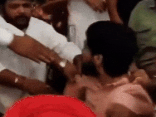 पटियाला के समाना में कांग्रेस नेता आपस में उलझे। - Dainik Bhaskar