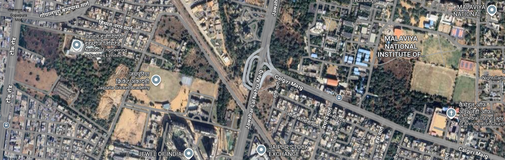 लेपर्ड एक बार फिर गोपालपुरा पुलिया के नजदीक बनी फैक्ट्री से नाले के रास्ते MNIT और स्मृति वन की तरफ गया है।