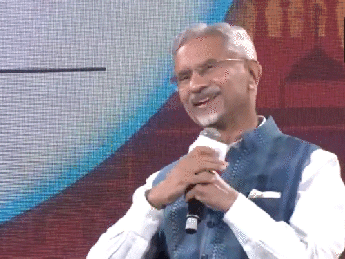 नई दिल्ली में आयोजित इकोनॉमिक टाइम्स वर्ल्ड लीडर्स फोरम 2025 में विदेश मंत्री ने भारत-अमेरिका ट्रेड पर बात की। - Dainik Bhaskar