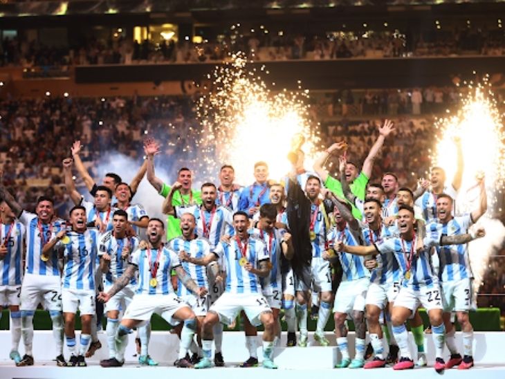 Arjantina won the FIFA World Cup held in Qatar in 2022. - Dainik Bhaskar