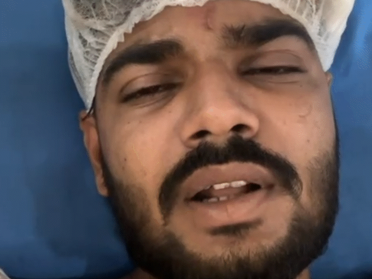 घायल सचिन की ओर से भी एक वीडियो जारी किया गया है।