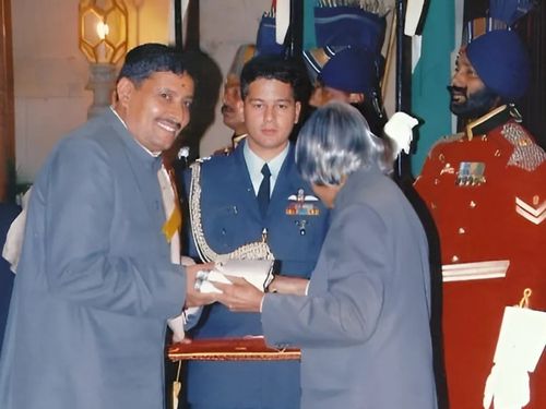 कुलपति त्रिपाठी को राष्ट्रपति द्वारा महर्षि बादरायण व्यास सम्मान दिया जा चुका है।