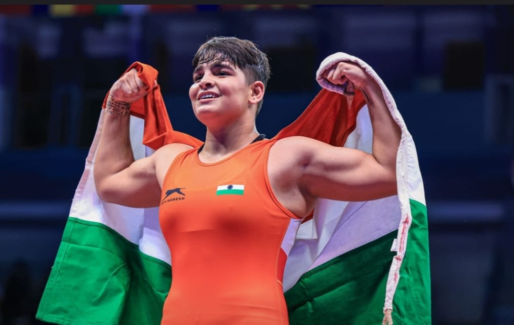 Daughter Kajal is proud of the tricolor after the victory.