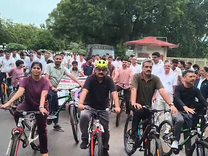 नो चोकी पाल से साइकिलिंग शुरू की जो सेवाली पहुुची।