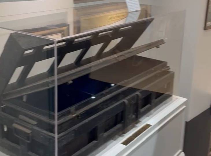 The kit bag of Colonel CK Naidu, which was the heaviest.