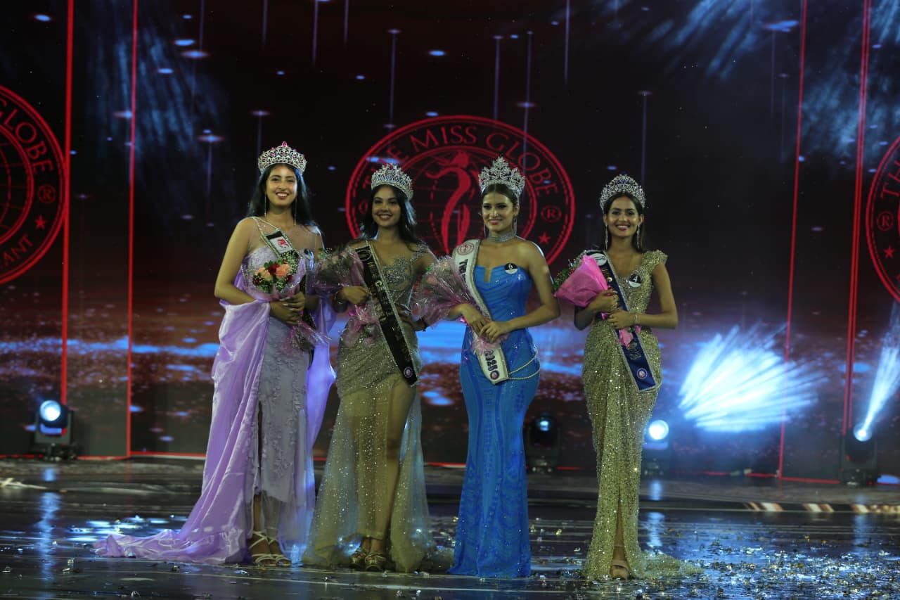 शहर में एक साथ चार नेशनल ब्यूटी पेजेंट्स के विनर्स को घोषित किया गया।