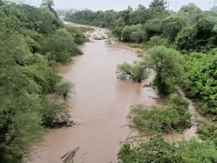 रूपारेल नदी से जयसमंद पानी की आवक