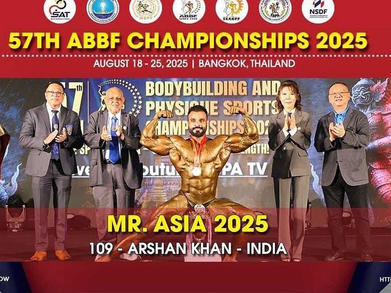 अरशान की नजरें 11 से 17 नवंबर तक इंडोनेशिया में होने वाली मिस्टर वर्ल्ड चैंपियनशिप पर टिकी हैं।