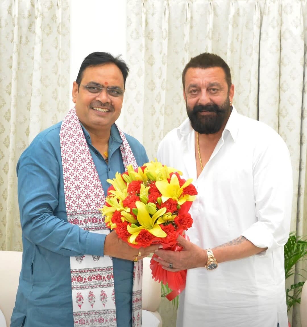 मुख्यमंत्री भजनलाल शर्मा से मिलने मुंबई से जयपुर आए