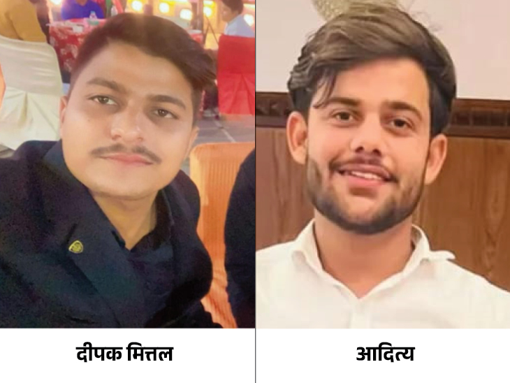 इन दोनों ने पेड़ का सहारा लेकर अपनी जान बचाई।