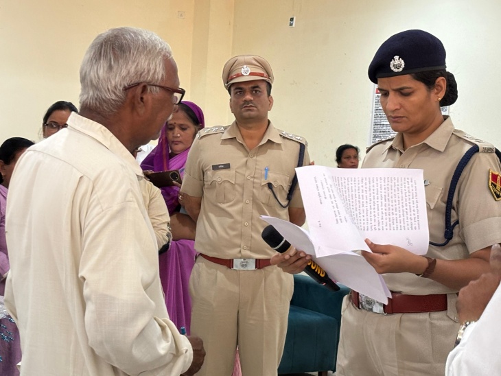 एसपी ने थाना प्रभारियों फरियादियों के साथ अच्छा व्यवहार करने के निर्देश दिए।