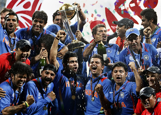 In the 2011 ODI World Cup final, India defeated Sri Lanka and captured the trophy.