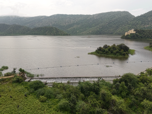 बांध में बोटिंग होती है। यहां 10 से अधिक बोट हैं। हर साल बोटिंग का टेंडर होता है।