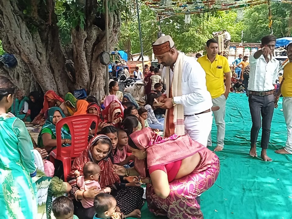 Barho Sanskar of Shri Krishna in Tindwari