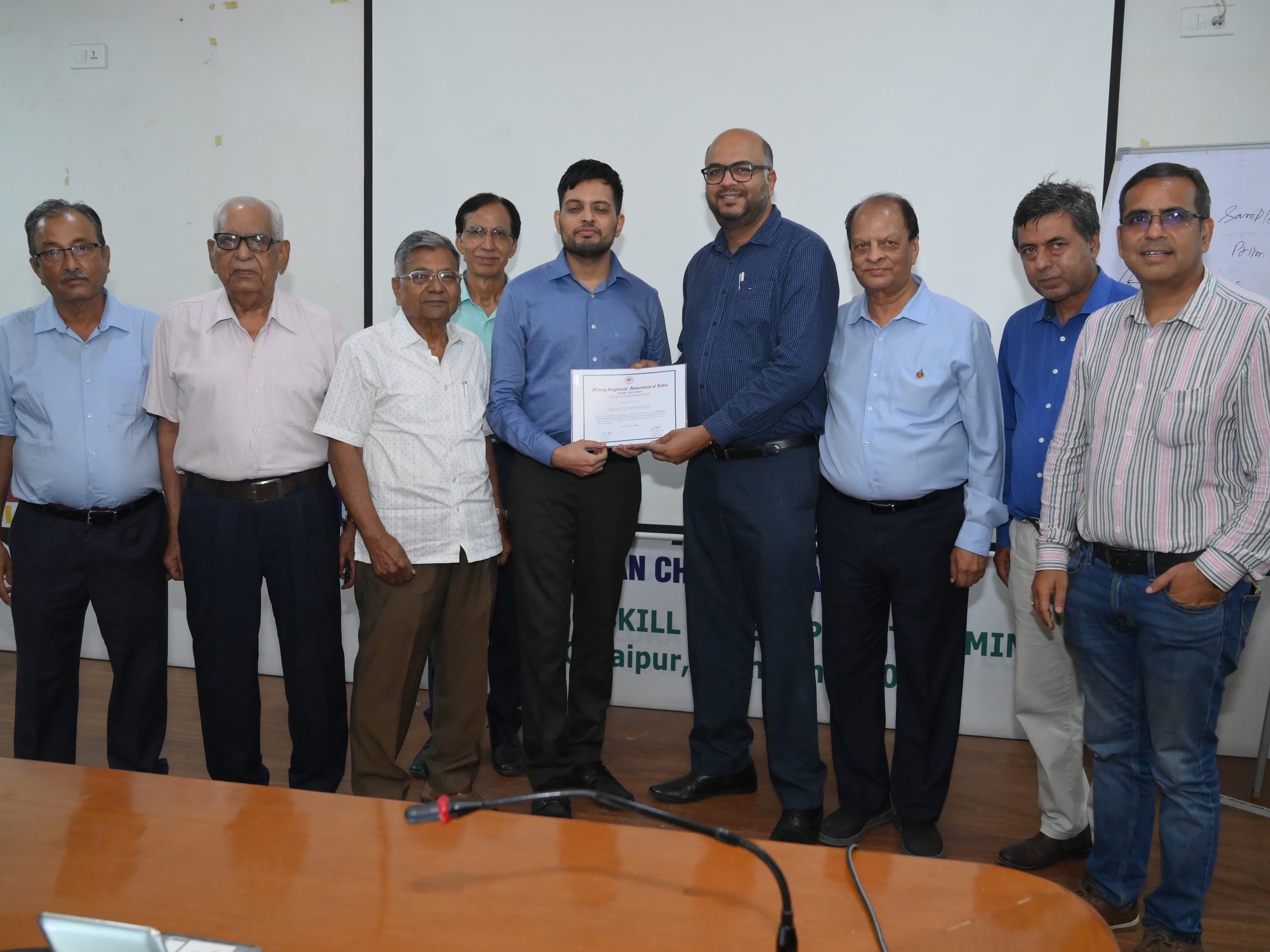 समापन समारोह में डीएमजीआर, जयपुर के एन.एस. शक्तावत ने मुख्य अतिथि के रूप में शिरकत की। कार्यक्रम में एमईएआई जयपुर चैप्टर के कई वरिष्ठ सदस्य और पदाधिकारी मौजूद रहे।