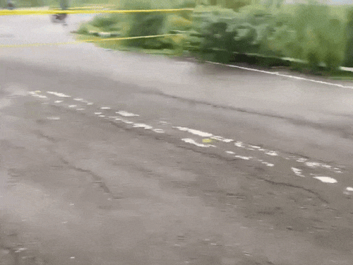 The bridge was swept away after the water increased in the Tangri river in Panchkula. Police has been deployed as a precaution.