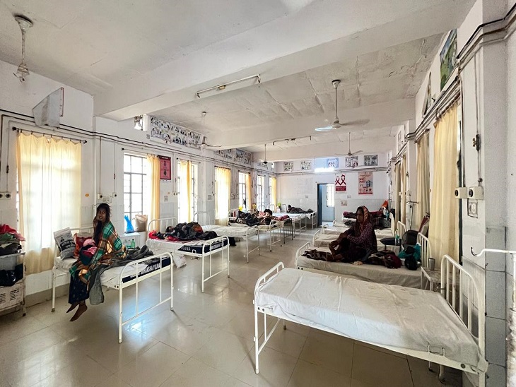 उदयपुर के सीएचसी खेरवाड़ा की पूर्व की तस्वीर।