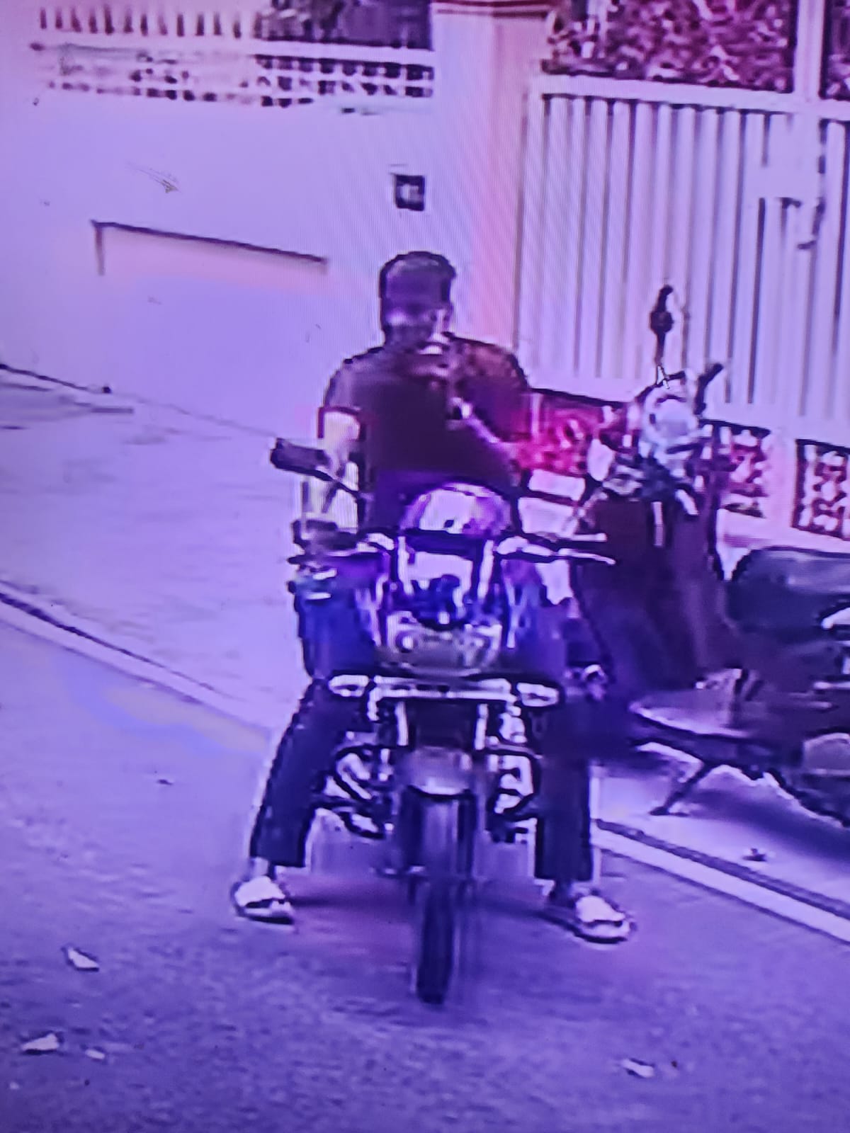 S Vignesh has put CCTV footage of the attack on his Bangalore house on social media.