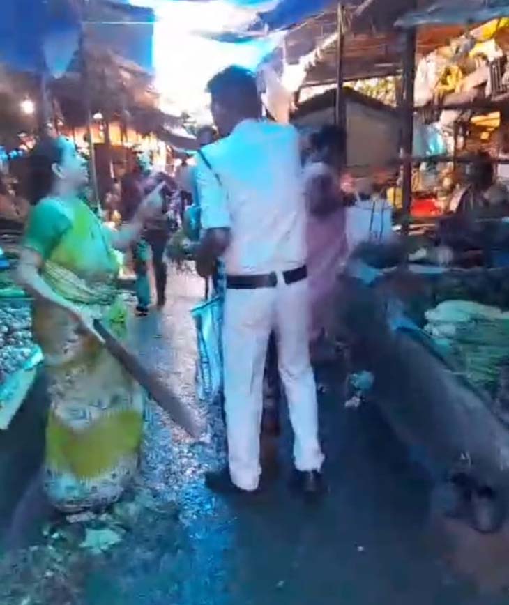 सब्जी मंडी में रुपए लेन-देन की बात पर विवाद किए जाने की आशंका