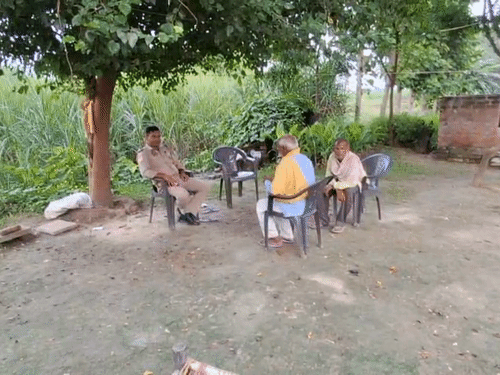 रेप पीड़ित के घर के बाहर पुलिस तैनात कर दी गई है।