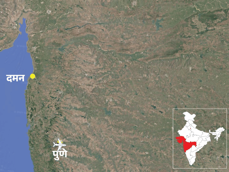 पुण्याहून दिल्लीला जाणाऱ्या विमानात तांत्रिक बिघाड: तासाभराने परतले; दमणपर्यंत पोहोचले होते, सर्व 205 प्रवासी सुरक्षित फ्लाइट रडार २४ मधील माहितीनुसार, फ्लाइट क्रमांक एसजी ९३७ ने सोमवारी सकाळी पुणे विमानतळावरून उड्डाण केले आणि नंतर दमण मार्गे परतले.