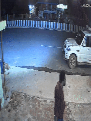 Randhir's Scorpio was last seen in this footage. After this the train was found in Chitrakoot on 24 August.