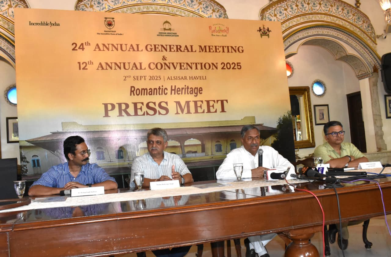 कार्यक्रम में पूरे भारत से लगभग 150 हेरिटेज होटेलियर्स के शामिल होने की उम्मीद है।