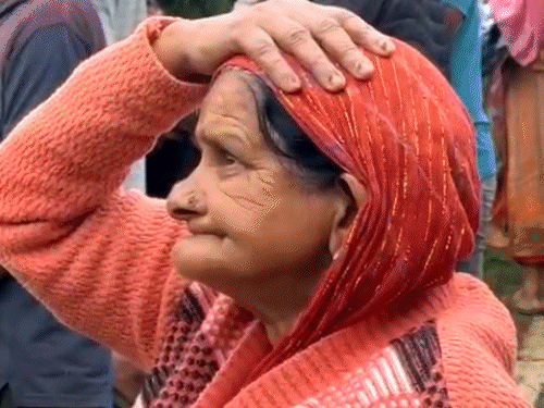 Disappointment was seen on the faces of the people who left the house made from their lifetime deposits.