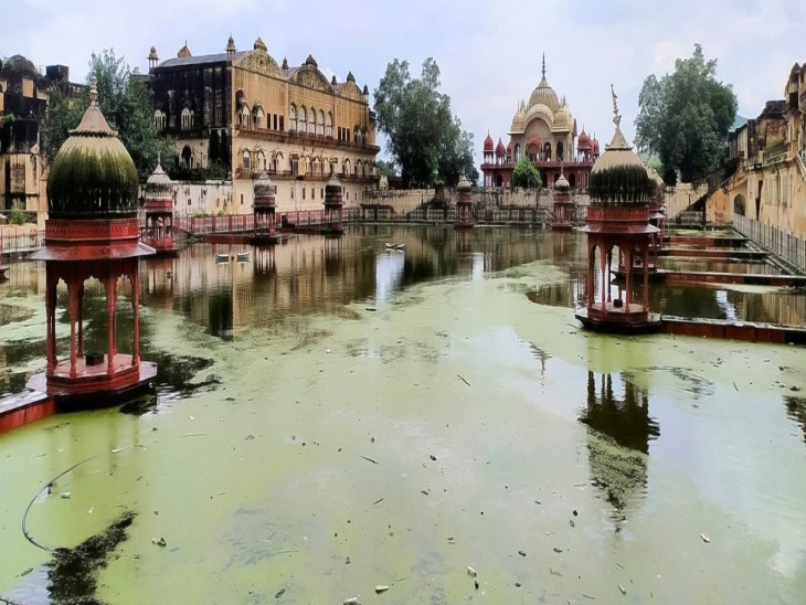 अलवर शहर का सागर जलाशय पूरा भर गया। इतना पानी 2002 के बाद पहली बार आया।