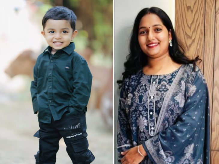 File photo of 30 -year -old Pooja and 2 -year -old Krishi.