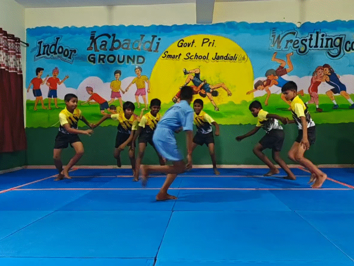 Now every year children participate in kabaddi and win.