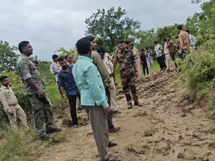 बाघ का शव मिलने पर वन विभाग की टीम ने उसे जला दिया था।