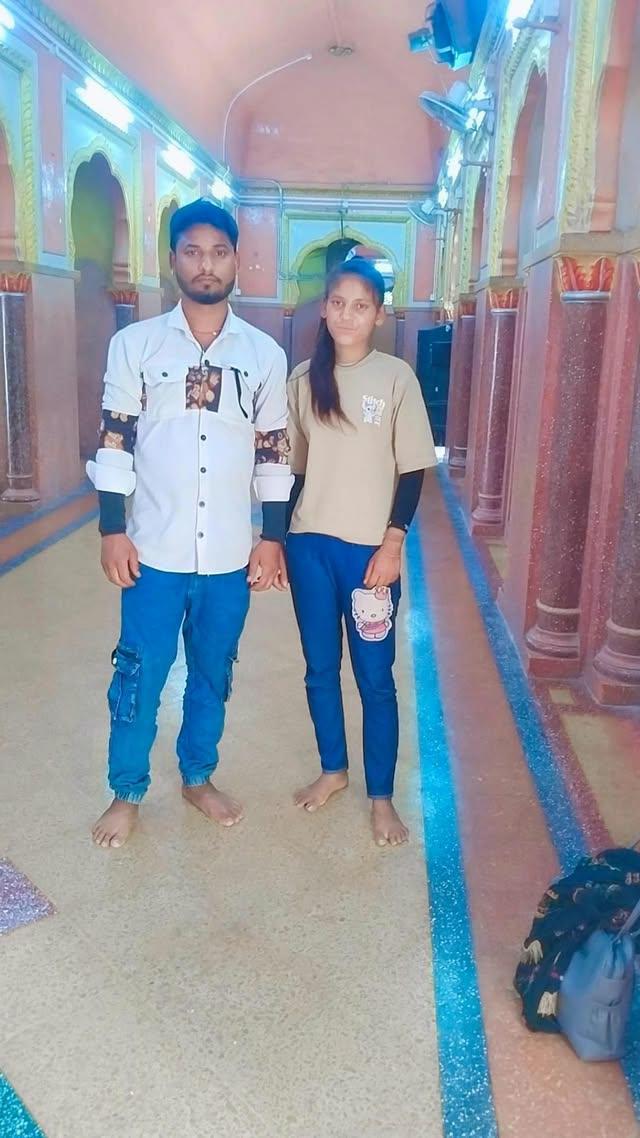 मृतक निराशा और रमेश।