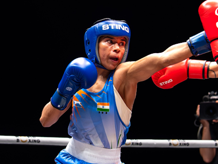 Japan's Yuna will take on Nisinaka in the pre-quarterfinals. - Dainik Bhaskar