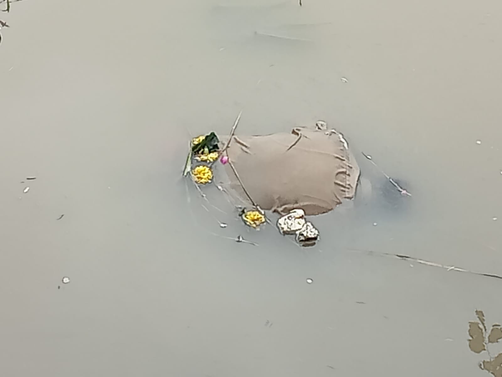 The body of Unhel TI Ashok Sharma was found 4 km from the scene.