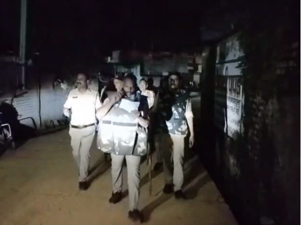 After the incident, the police carried out foot patrolling in the entire village at night.