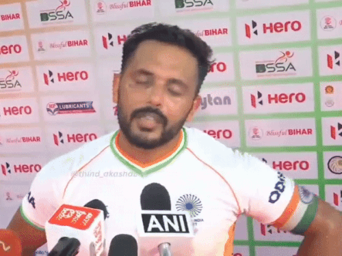 हॉकी टीम कप्तान हरमप्रीत सिंह।