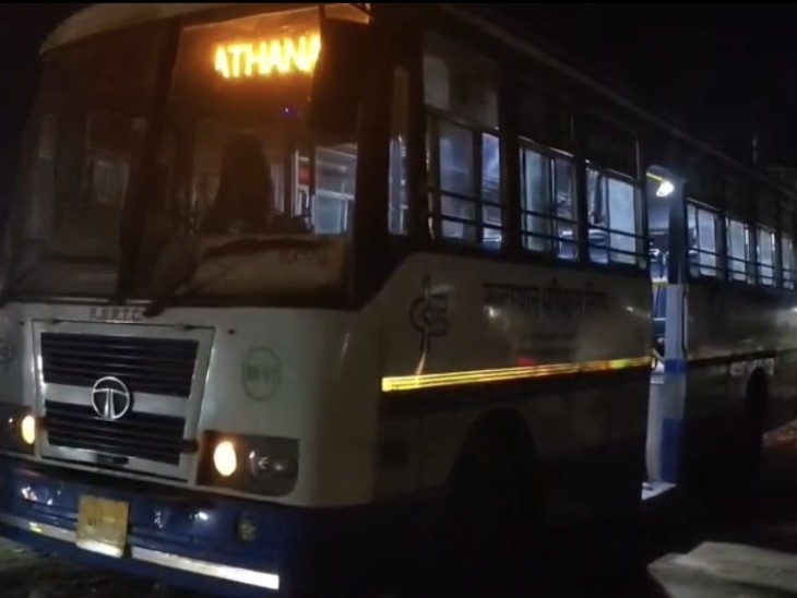 रोडवेज बस के ड्राइवर ने घायल को पहुंचाया था हॉस्पिटल।