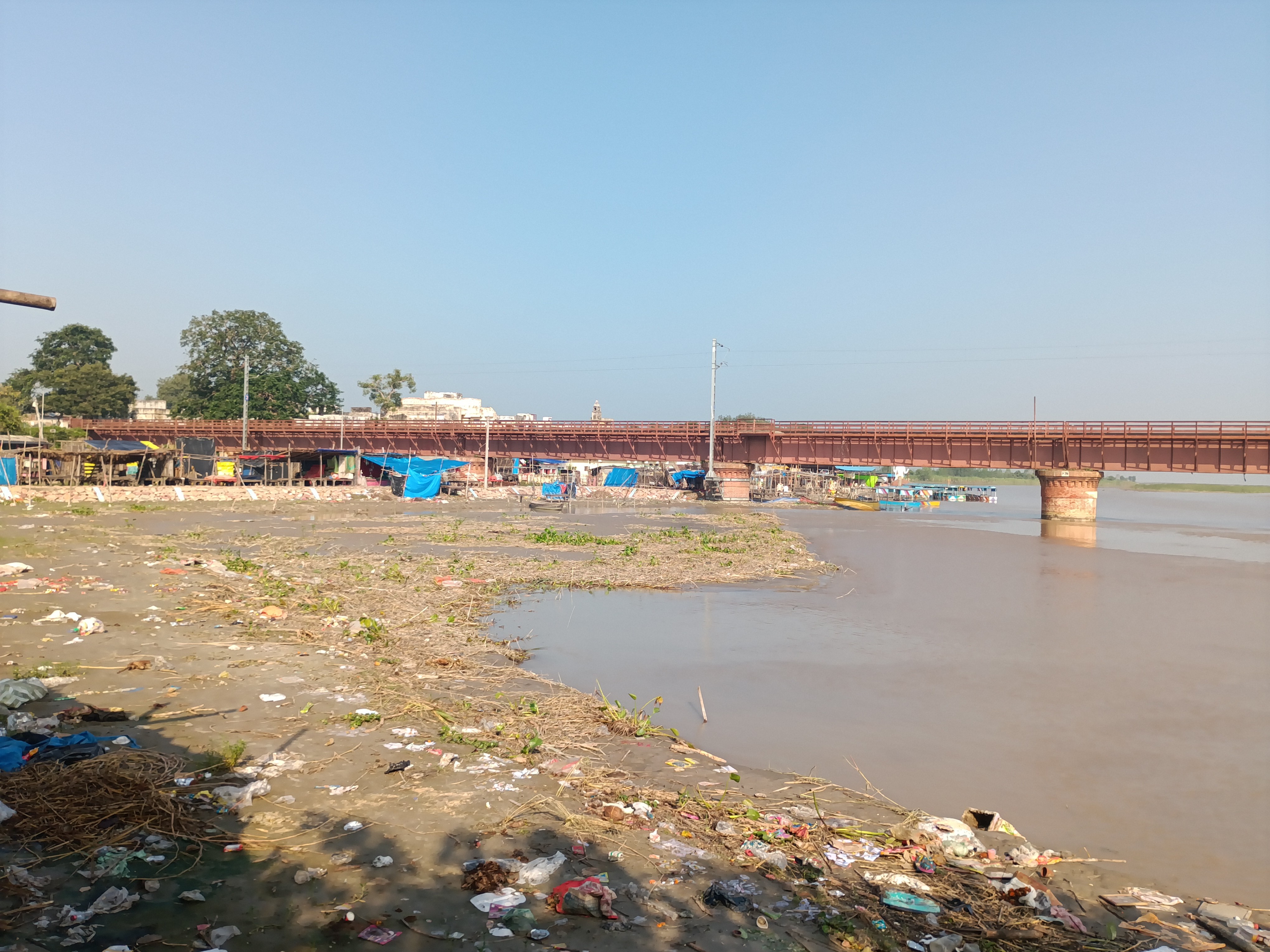 Ganga water level in Narora is below the danger mark