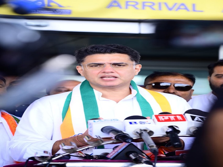 रायपुर पहुंचने पर एयरपोर्ट पर सचिन पायलट ने बयान दिया।