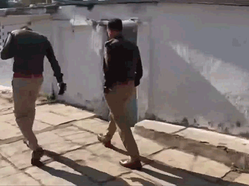 वारदात की सूचना मिलने पर पुलिस टीम मौके पर पहुंची थी।