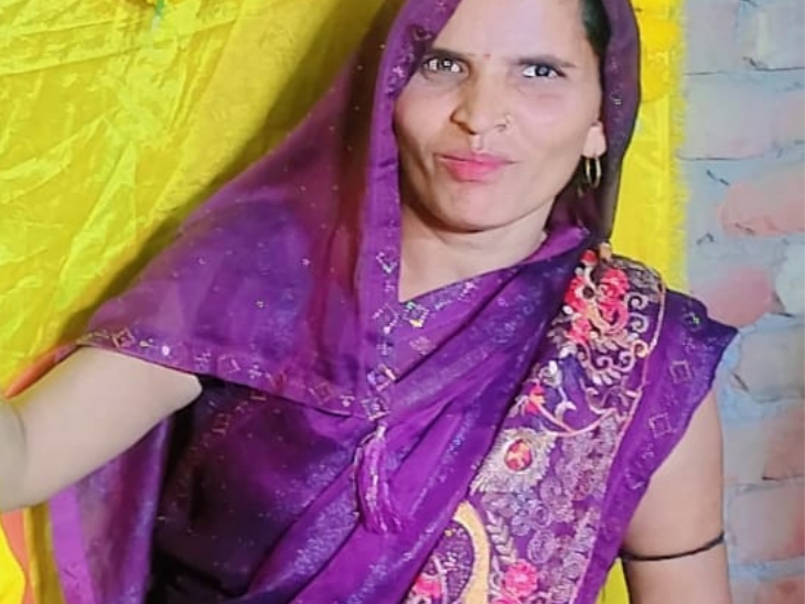 ये तस्वीर नीलम की है। वह 9 बच्चों की मां है और प्रेमी के साथ चली गई है।