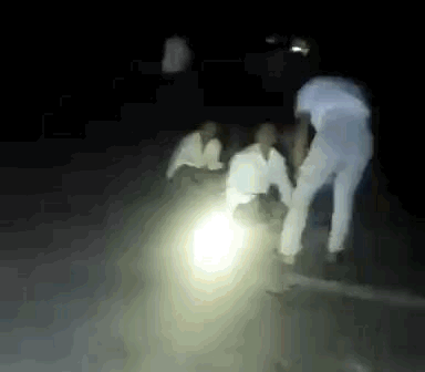 देर रात तक युवक की तलाश की गई।