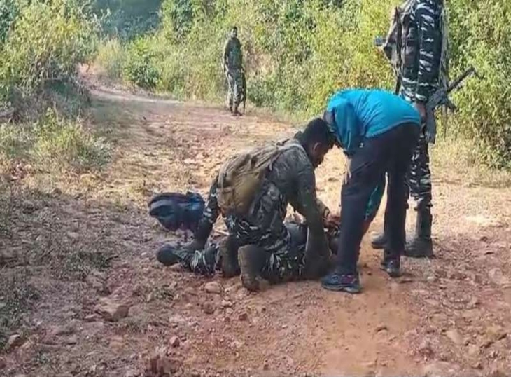 IED ब्लास्ट में घायल जवान जवान। (फाइल फोटो)