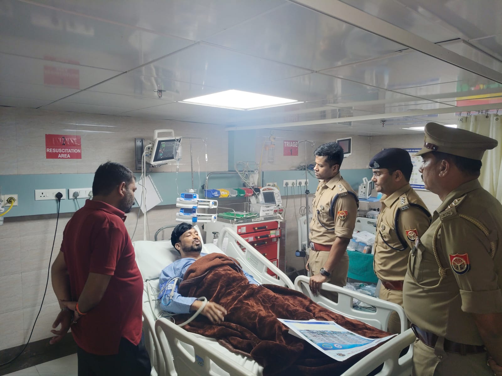 लखनऊ के चिनहट थानाक्षेत्र के मटियारी इलाके में पुराने विवाद में युवक को गोली मार दी।