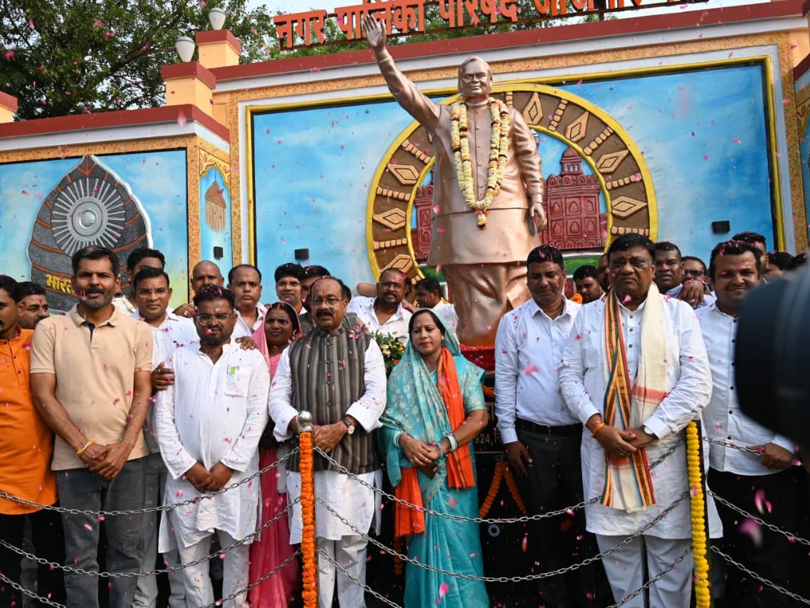 जांजगीर-चांपा पहुंचे उप मुख्यमंत्री अरुण साव।