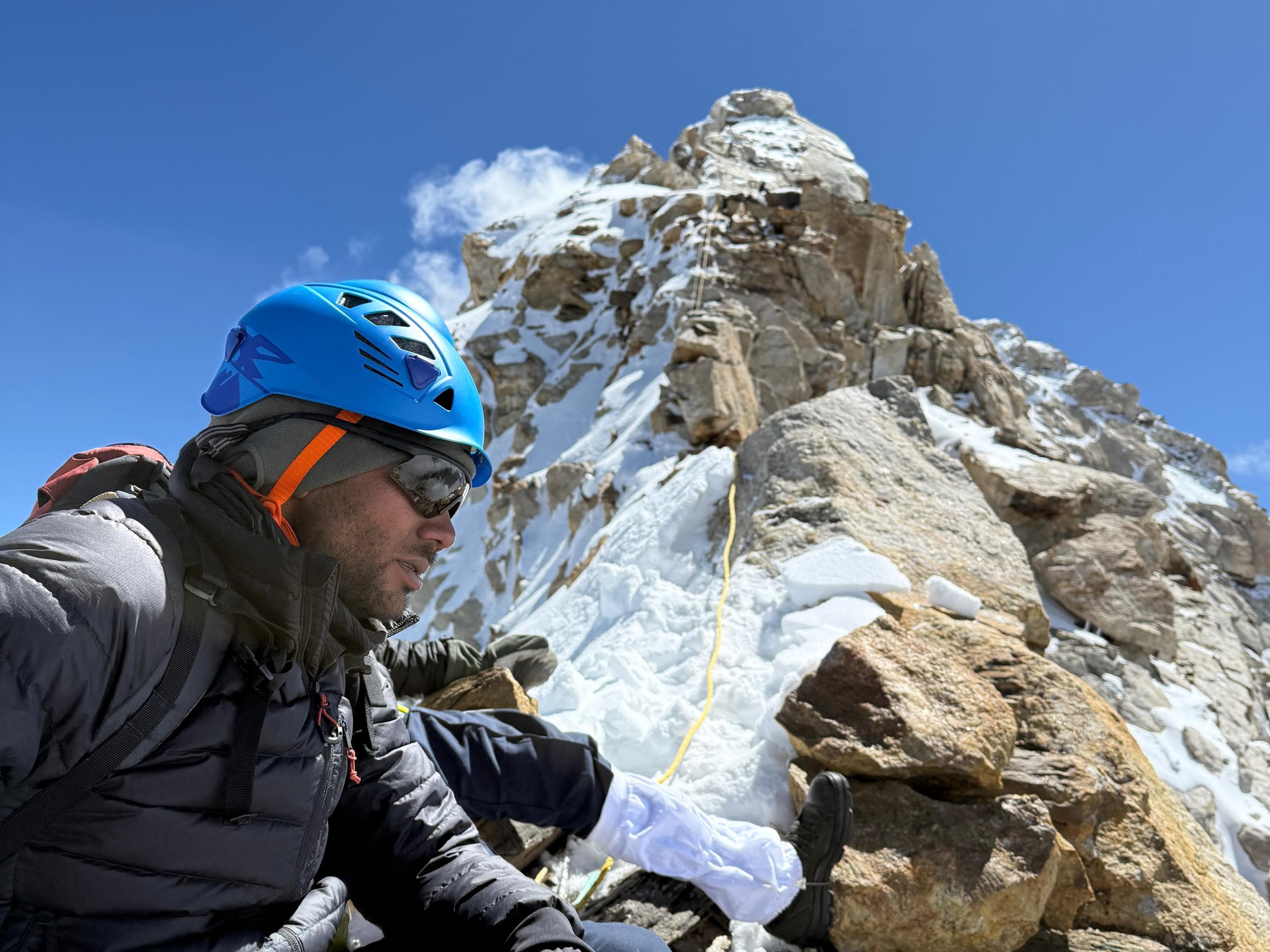 Field Mounted Rio kinnaur mount rio pargyal flag army civilian expedition | हिमाचल के ...