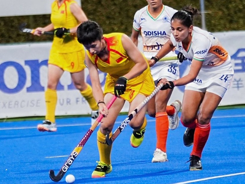 China defeated India in the final of the Hockey Asia Cup and qualified in the World Cup. - Dainik Bhaskar